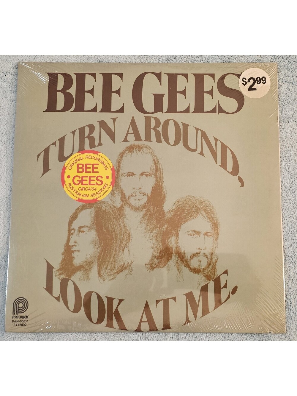 Bee Gees Turn Around, Look At Me Vinyl Record Album